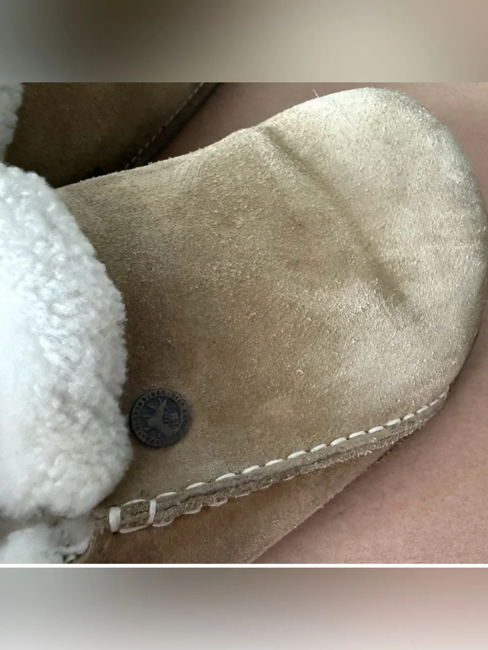 Birkenstock Zermatt Premium Clogs Slippers Shearling Size 42/ M9 /L11 Mink Suede